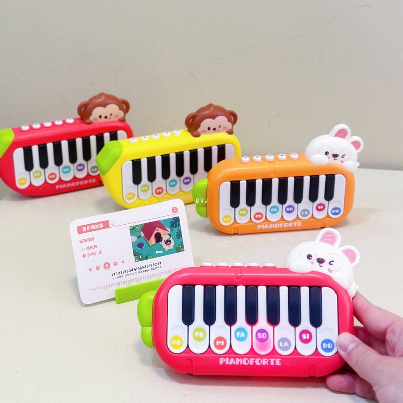 Children'S Multifunctional Pocket Piano Pet Music Electronic Piano Baby Educational Early Education Beginner Toys - Image 4